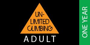 Adult unlimited climbing one year pass