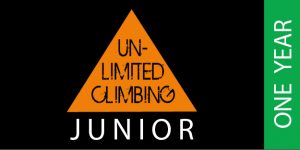 Voucher for 1 year's unlimited climbing for juniors